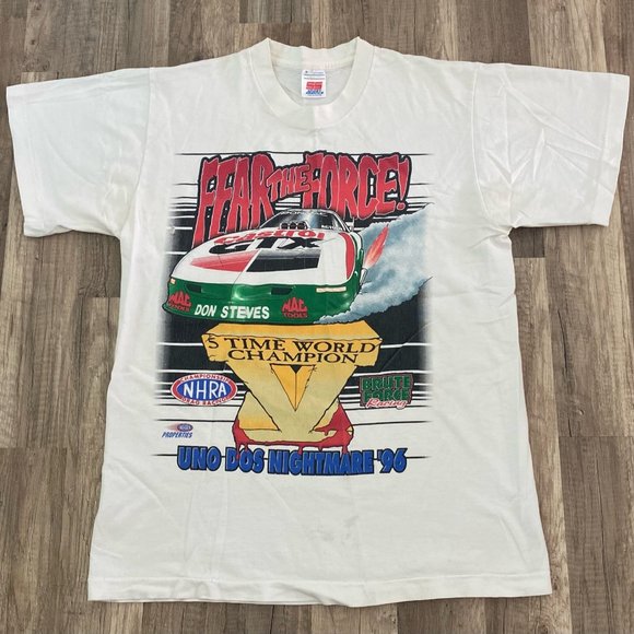 Other - Vintage 96 John Force Nascar Nightmare Racing Tee